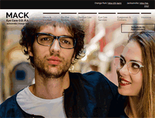 Tablet Screenshot of mackeyecare.net